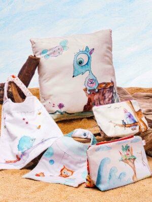 Petit bavoir illustré