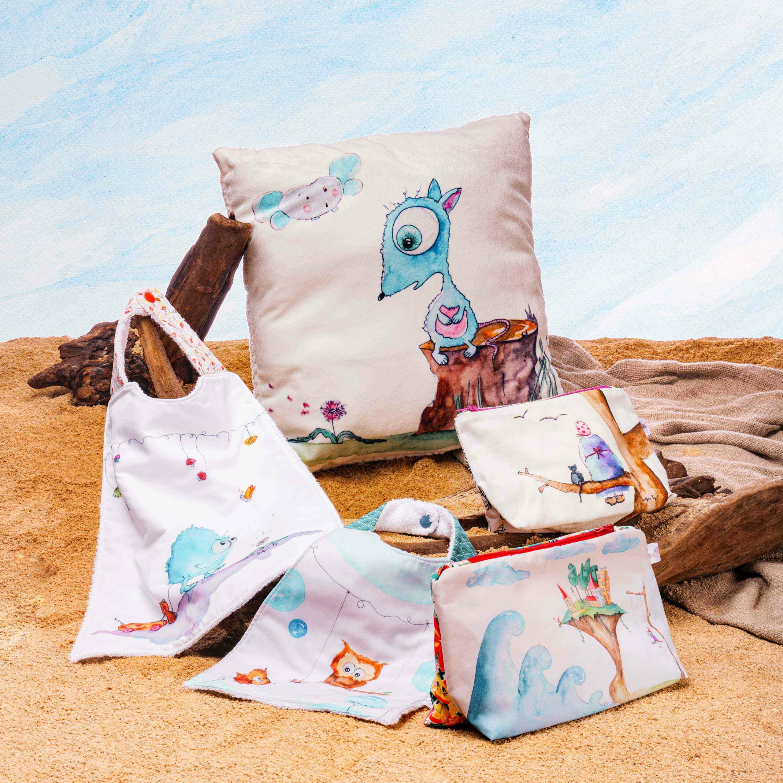 Petit bavoir illustré