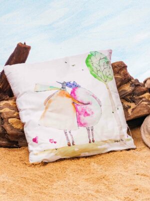 Coussin illustré