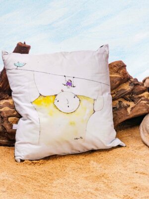 Coussin illustré