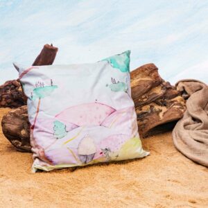 Coussin illustré