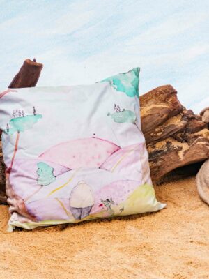 Coussin illustré