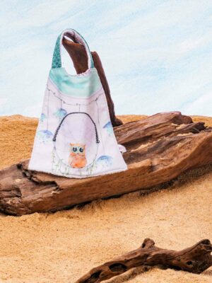 toile-de-poulpe-produit-064 Petit bavoir illustré Hibou