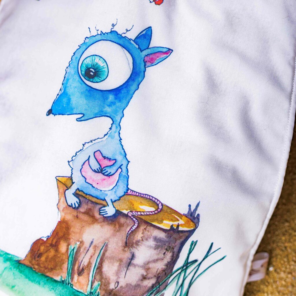 Grand bavoir illustré