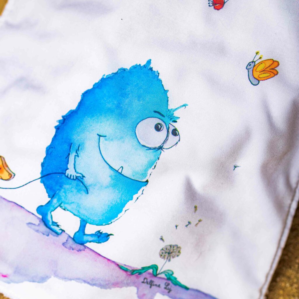 Grand bavoir illustré