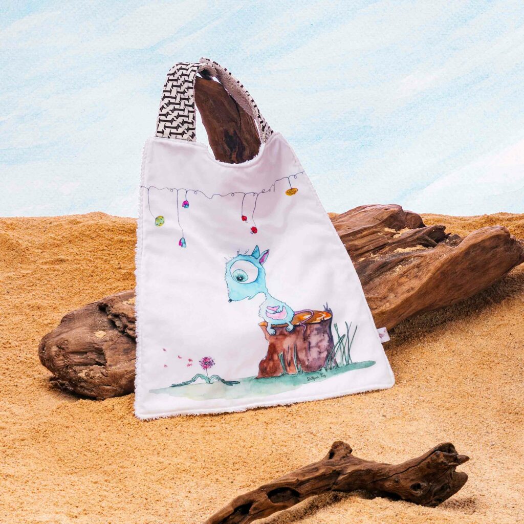 Grand bavoir illustré